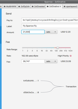 Sparrow Wallet — Linux
